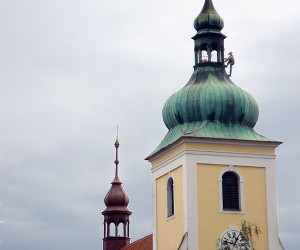 133 | Kostelní věž - zábrany proti ptákům