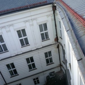 Oprava historické fasády LF MU Brno