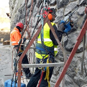 Sanace přehradní zdi, přehrada Jevišovice